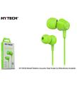 Hytech HY-XK30 Mobil Telefon Uyumlu Yeşil Kulak İçi Mikrofonlu Kulaklık