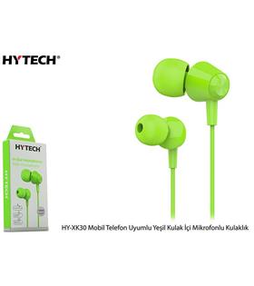 Hytech HY-XK30 Mobil Telefon Uyumlu Yeşil Kulak İçi Mikrofonlu Kulaklık