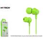Hytech HY-XK30 Mobil Telefon Uyumlu Yeşil Kulak İçi Mikrofonlu Kulaklık