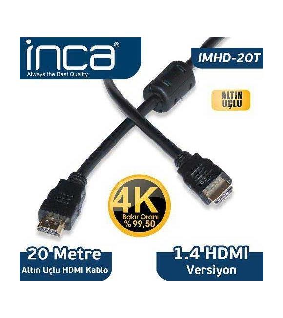 Inca IMHD-20T 1.4 3D Full Bakır 20 Mt. Hdmi Kablo