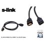 S-link SL-HF10 Hdmı m to Hdmı f 1 Mt 3d,3v Kablo Hdmı Erkek To Hdmı Dişi Uzatma