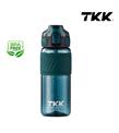 Tkk T1025 Çift Kullanım Pipetli/Rahat İçim Yeşil Tritan Matara 600ml
