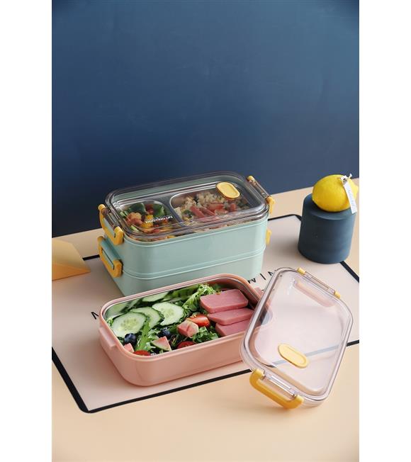 Vagonlife VGN363 1400ml Pembe Çelik Saklama Kabı