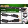S-link SLX-275 20mt hdmı-m-hdmı-m 1.4 Versiyon 3d Gold Kılıflı Kablo