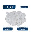 INCA Icon-p100 Cat6 Rj-45 Plastik 100lü Konnektör