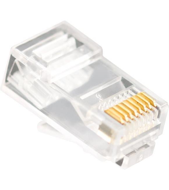 Vcom NM006 20li Plastik RJ45 8P8C Cat6-UTP-RJ45-3u Konnektör