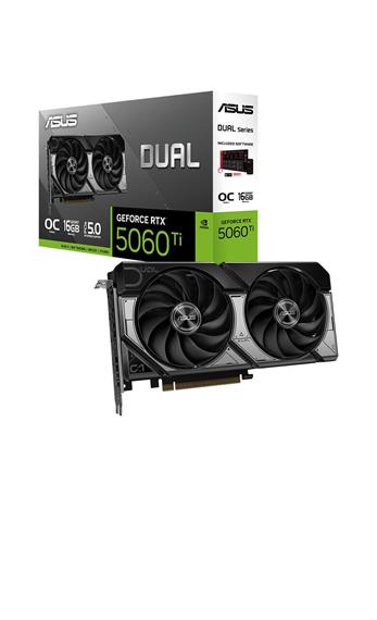 Asus Dual GeForce RTX5060Ti OC 16GB GDDR7 128 Bit DLSS 4 DUAL-RTX5060TI-O16G Ekran Kartı Haftanın Ürünleri
