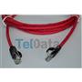 Teldata TLD-050K Cat6 0.50MT Kırmızı Utp Patch Kablo