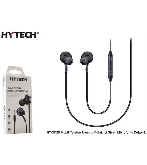 Hytech HY-XK20 Mobil Telefon Uyumlu Kulak içi Siyah kulaklık