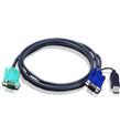 Aten 2L-5201U Usb Kvm Swicht için 1,20 Metre 1 x 15 pin SPHD erkek - 1 x Monitör 15 pin HDB erkek