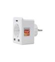 S-Link Swapp SL-04 10A Akım Korumalı Akıllı Priz 2 USB 2.4 Ghz Wifi TUYA Destekli