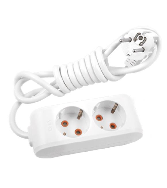 Viko Multi-Let Vm23 2li 3mt Priz Topraklı Kablolu (90113203)