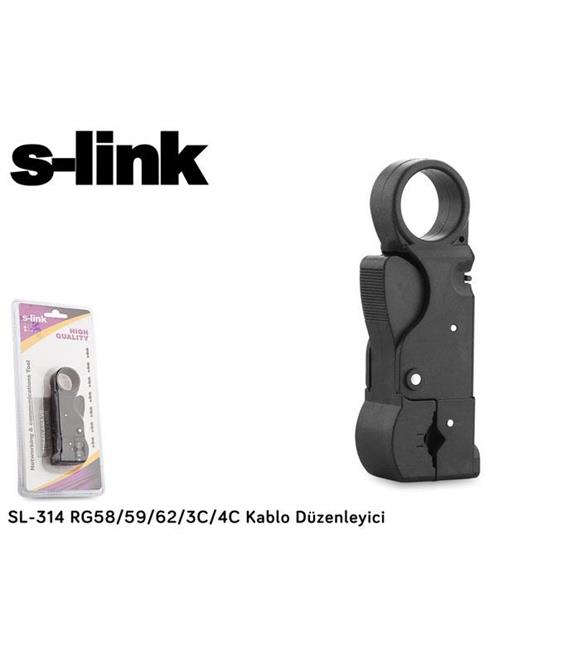 S-link SL-314 RG58-59-62-3C-4C Kablo Ucu Soyucu