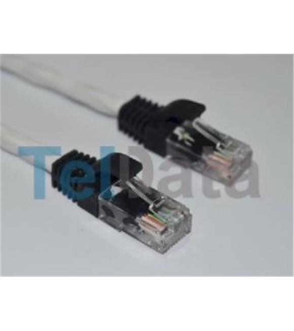 Teldata TLD-100B Cat6 1MT Beyaz Utp Patch Kablo