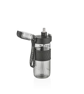 Shotay ST-7223 600ml Siyah Pipetli Tritan Matara
