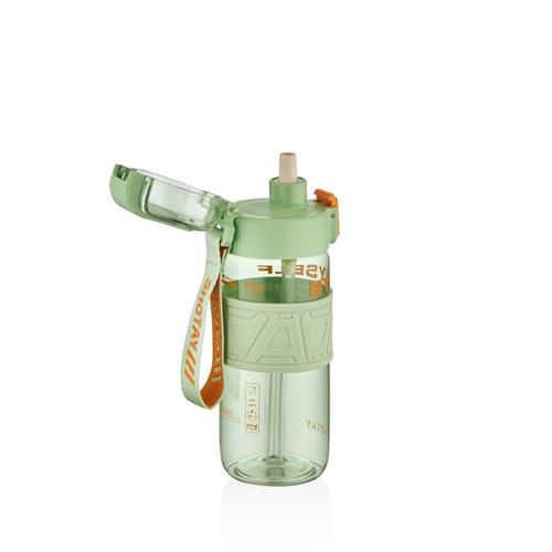 Shotay ST-7223 600ml Yeşil Pipetli Tritan Matara Okula Dönüş 2026 — Çanta, Defter, Kalem Ve Matara İndirimleri