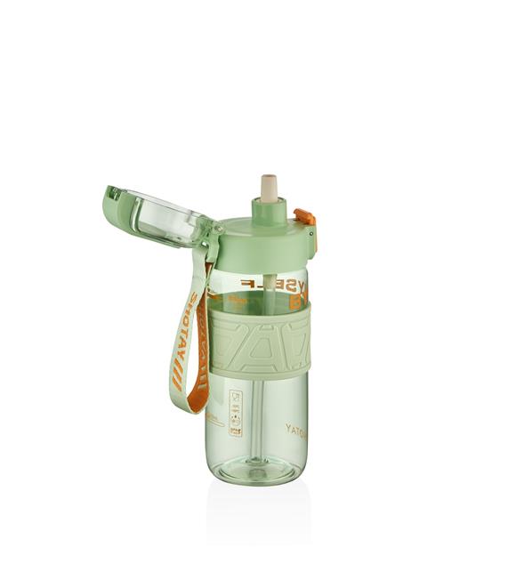 Shotay ST-7223 600ml Yeşil Pipetli Tritan Matara