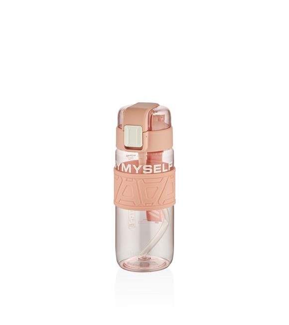 Shotay ST-7223 600ml Pembe Pipetli Tritan Matara