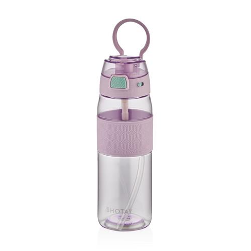 Shotay ST-7202 600ml Mor Pipetli Tritan Matara Okula Dönüş 2026 — Çanta, Defter, Kalem Ve Matara İndirimleri