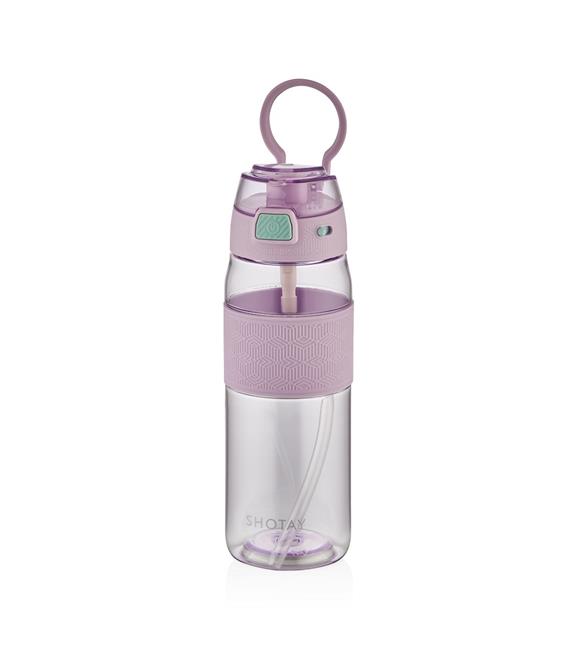Shotay ST-7202 600ml Mor Pipetli Tritan Matara