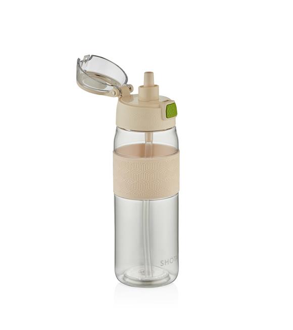 Shotay ST-7202 600ml Beyaz Pipetli Tritan Matara