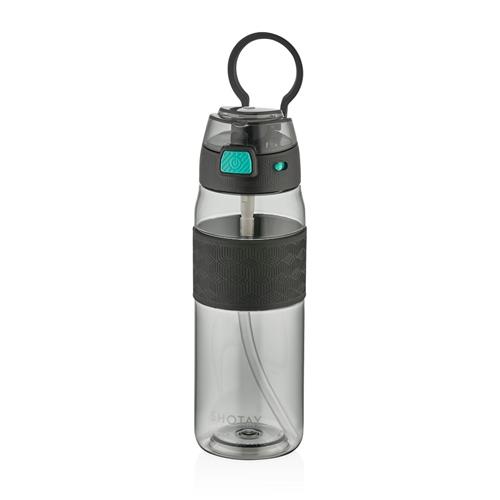 Shotay ST-7202 600ml Siyah Pipetli Tritan Matara Okula Dönüş 2026 — Çanta, Defter, Kalem Ve Matara İndirimleri