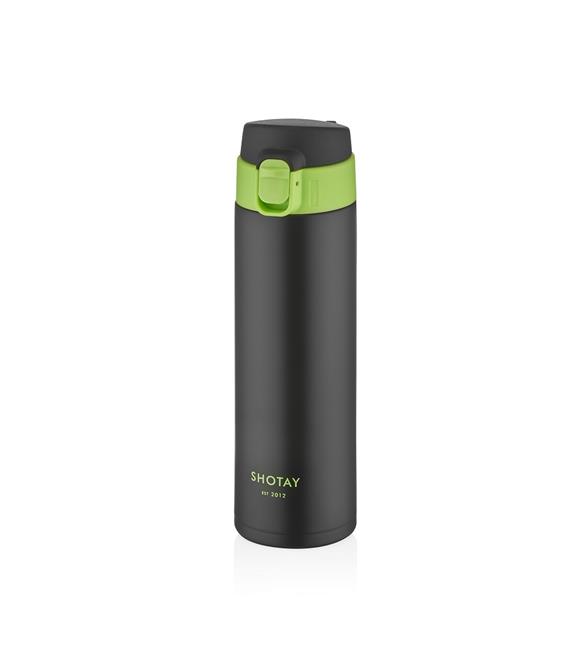 Shotay ST-8014 450ml Siyah Çelik Termos