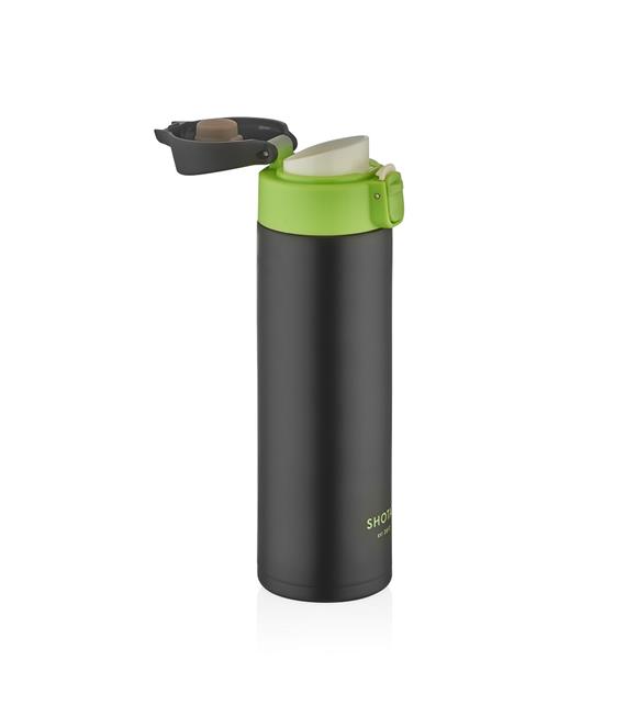 Shotay ST-8014 450ml Siyah Çelik Termos