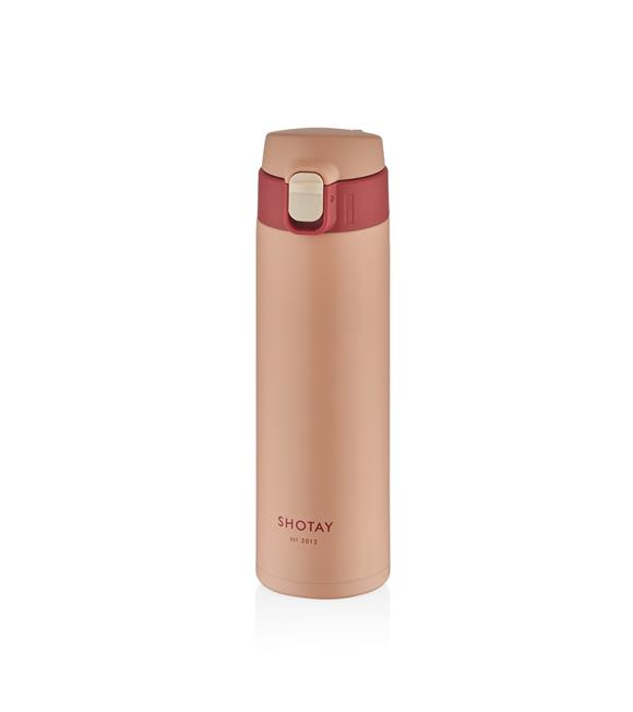 Shotay ST-8014 450ml Pembe Çelik Termos