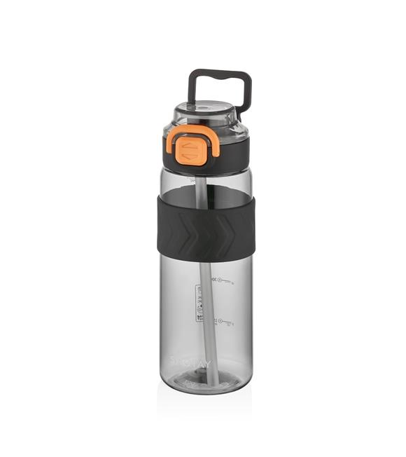 Shotay ST-7238 800ml Siyah Pipetli Tritan Matara