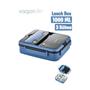 Vagonlife BL10164 1000ml Mavi 3 Bölmeli Çelik Saklama Kabı