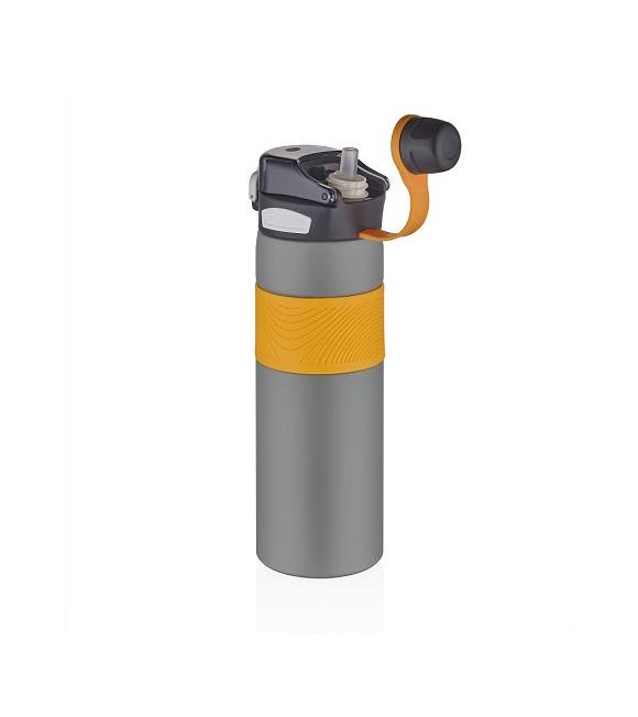 Vagonlife VGN032 800ml Gri Çelik Matara Tek Kapak Çift Kullanım_1