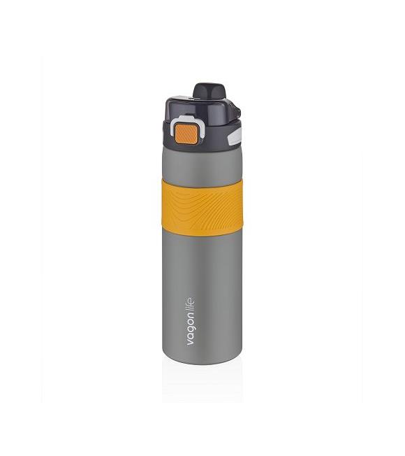 Vagonlife VGN032 800ml Gri Çelik Matara Tek Kapak Çift Kullanım