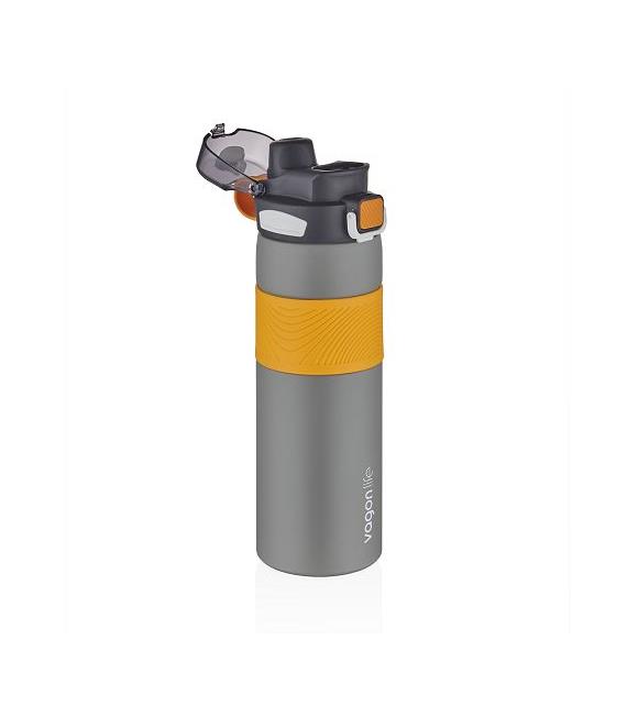 Vagonlife VGN032 800ml Gri Çelik Matara Tek Kapak Çift Kullanım_2