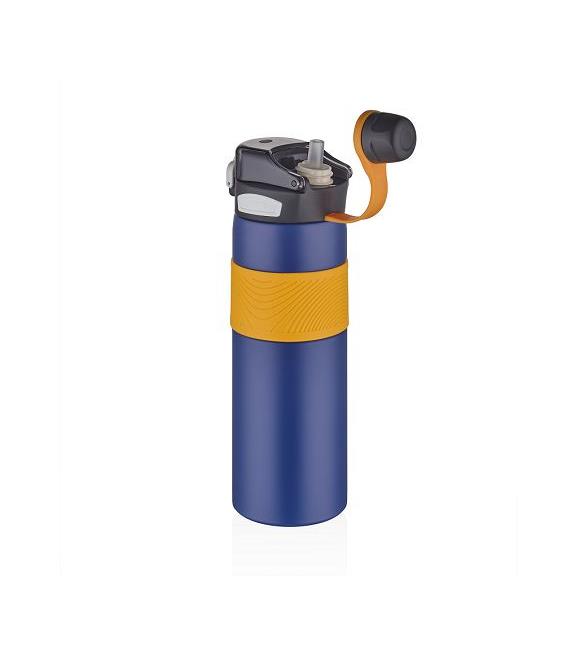 Vagonlife VGN032 800ml Lacivert Çelik Matara Tek Kapak Çift Kullanım_2