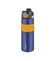 Vagonlife VGN032 800ml Lacivert Çelik Matara Tek Kapak Çift Kullanım