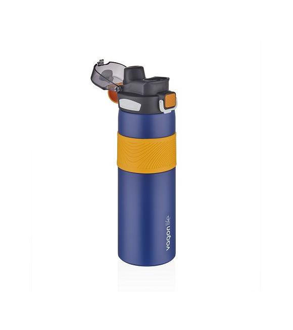 Vagonlife VGN032 800ml Lacivert Çelik Matara Tek Kapak Çift Kullanım_1