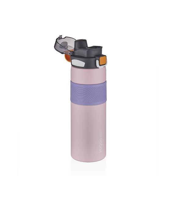 Vagonlife VGN032 800ml Pembe Çelik Matara Tek Kapak Çift Kullanım_1