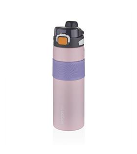 Vagonlife VGN032 800ml Pembe Çelik Matara Tek Kapak Çift Kullanım