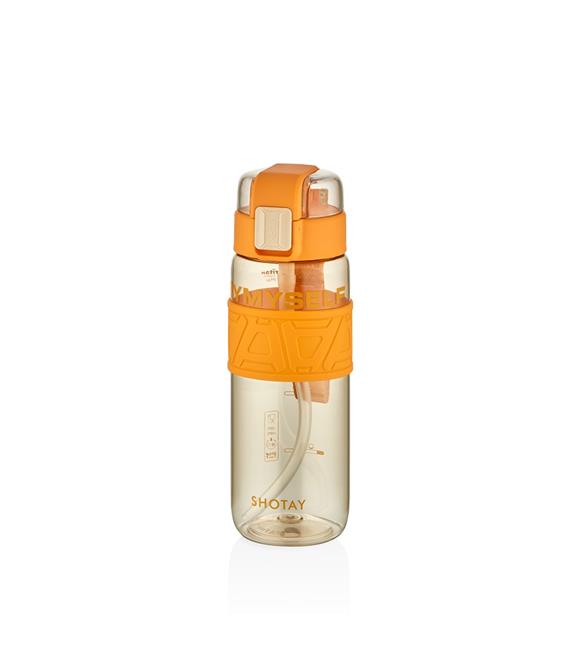 Shotay ST-7224 750ml Turuncu Pipetli Tritan Matara