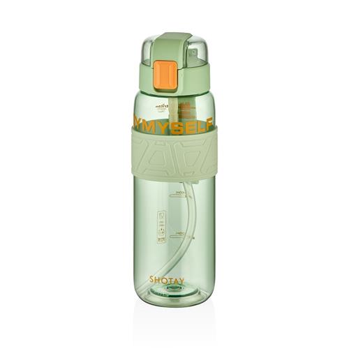 Shotay ST-7224 750ml Yeşil Pipetli Tritan Matara Okula Dönüş 2026 — Çanta, Defter, Kalem Ve Matara İndirimleri