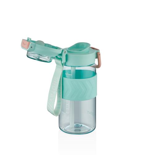 Shotay ST-7234 600ml Turkuaz Pipetli Tritan Matara Okula Dönüş 2026 — Çanta, Defter, Kalem Ve Matara İndirimleri