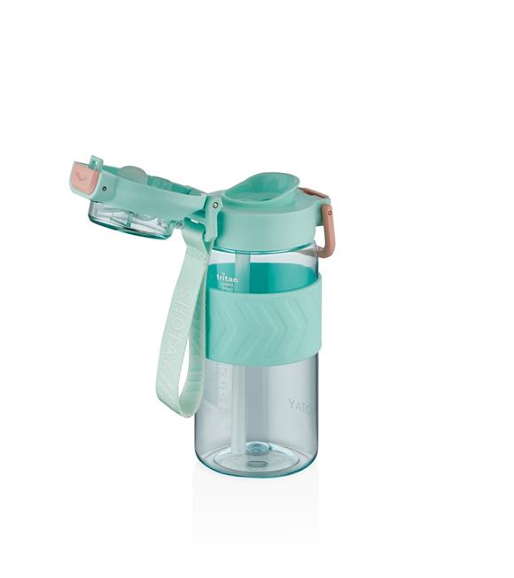 Shotay ST-7234 600ml Turkuaz Pipetli Tritan Matara