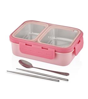 Vagonlife VGN7096 700ml Pembe Çelik Saklama Kabı