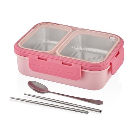 Vagonlife VGN7096 700ml Pembe Çelik Saklama Kabı Saklama Kaplarında Büyük İndirim