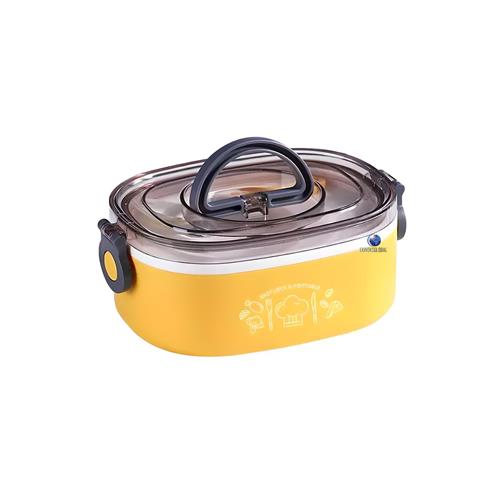 Vagonlife VGN540 1000ml Sarı Çelik Saklama Kabı Okula Dönüş Kampanyası Saklama Kapları