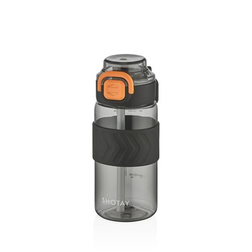 Shotay ST-7237 600ml Siyah Pipetli Tritan Matara Okula Dönüş 2026 — Çanta, Defter, Kalem Ve Matara İndirimleri