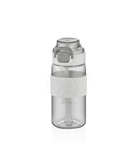 Shotay ST-7237 600ml Beyaz Pipetli Tritan Matara