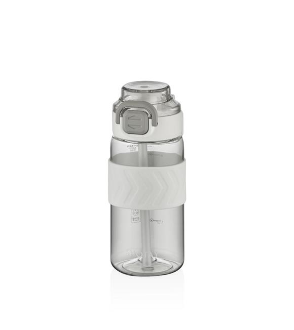 Shotay ST-7237 600ml Beyaz Pipetli Tritan Matara