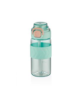 Shotay ST-7237 600ml Turkuaz Pipetli Tritan Matara